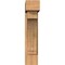Ekena Millwork Imperial Block Smooth Bracket w/ Offset Brace, Western Red Cedar, 7 1/2"W x 24"D x 36"H BKT0806X24X36IMP05SWR - alternate 3